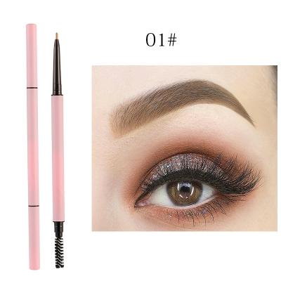 China Private Label Makeup Logo Waterproof Brow DIY OEM Auto Thin Waterproof Eyebrow Pencil for sale