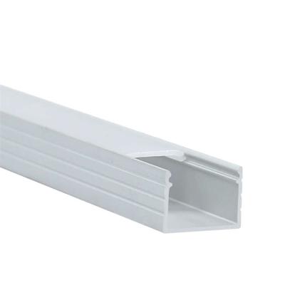 China LS-041 Aluminum Radiator Profile 6030 U Section Aluminum Glass Cabinet Profiles for sale