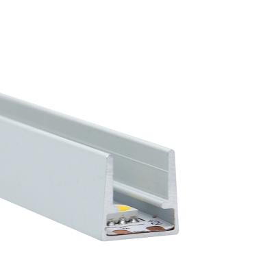 China Decorations LvSen LS050 Shenzhen Supply Glass Aluminum Profile For LED Strip Light Channel for sale