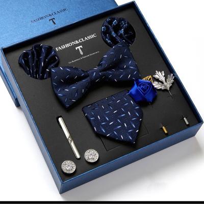 China Agriculture Winnel mens tie sets gift box free shipping mens tie sets gift box high quality low moq business tie and sock set mens gift for sale