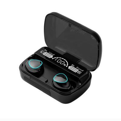 China new sale M10 Wireless In-Ear Earphone With Mic Waterproof Led Display Tws Earbuds Sport Headset With 2000mAh Charging Box for sale