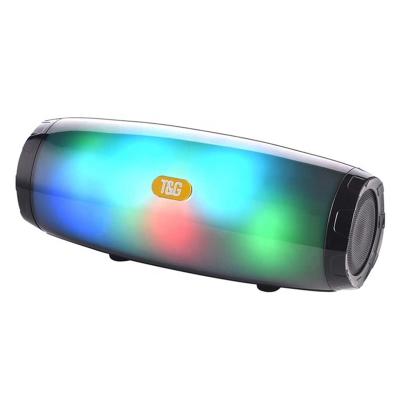 China Play Video China Factory Wholesale Led Outdoor Waterproof Radio Fm Mini Pulse Led Speakers Box Portable Party Speaker for sale