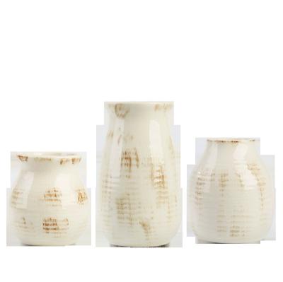 China Morden Design Garden Decoration Anti-static Ceramic Flower Pot Vase For Wedding for sale