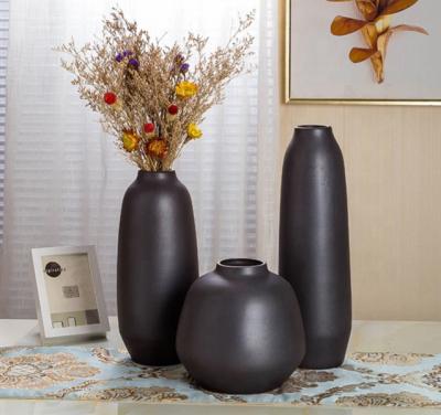 China Modern NORDIC Ceramic Vase White Matt For Home Decor FLOWER POT for sale