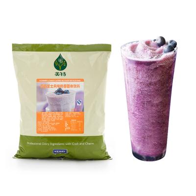 China Natural blueberry cheese shake dessert shop uses milk tea ingredients milkshake powder smoothie powder for sale