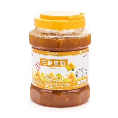 China Drinks Milk Tea Expected Raw Material Ice Congee Block Black Forest Mango Jam 3kg Mango Jam for sale