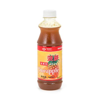 China Natural Concentrated Pineapple Juice contains pulp and fruit pulp for drinking concentrated tea fruit milk tea special ingredients. for sale