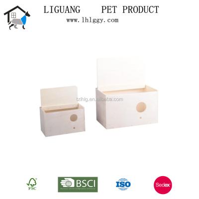 China Viable Outdoor Decorative Wooden Bird Nest Wooden Garden Multiplication Box for sale