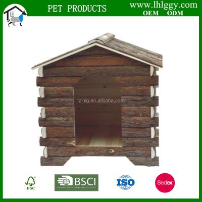 China Sustainable wooden wooden dog kennel for sale