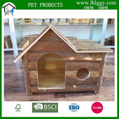 China SUSTAINABLE LARGE NICHE Outdoor Wooden Dog House Animal Home Kennel for sale