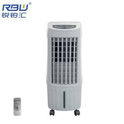 China Hotel Storage 12L Water Tank Mini Air Cooler RBW Single Speaker Home Evaporative Function for sale