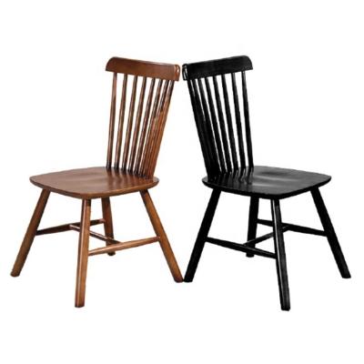 China Wholesale Wooden Chair Restaurant Furniture Solid Wood Windsor Dining Chair Designs Solid Wood Cafe Chairs for sale