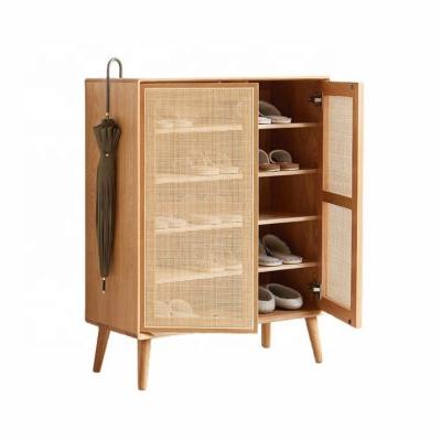 China (Other) Modern Good Quality Tall Adjustable Shoe Rack Organizer Wooden Cabinet for sale