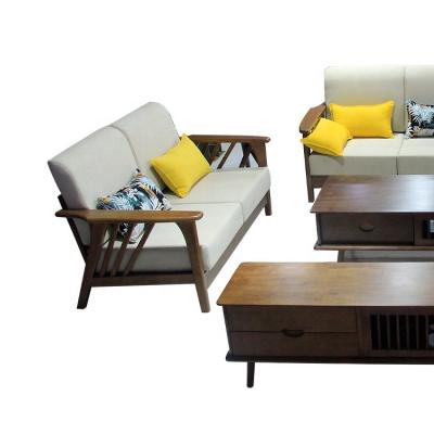 China (Other) Latest Living Room Furniture Adjustable Home Couch I Shaped Sofa Set Modern Style Wooden Sofa Set Designs for sale