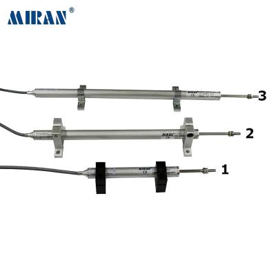 China 1-300mm Linear Potentiometer Position with Rod End Joints Shock Travel Sensor for sale