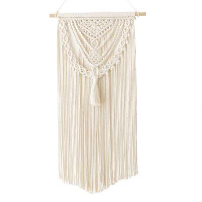 China Party Bohemia Macrame Hand - Woven Tapestry Macrame Wall Hanging 15.7