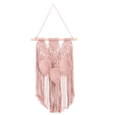 China Handmade Decorative Wall Hanging Art Craft Macrame Wedding Backdrop Wall Hanging Home Decor for sale