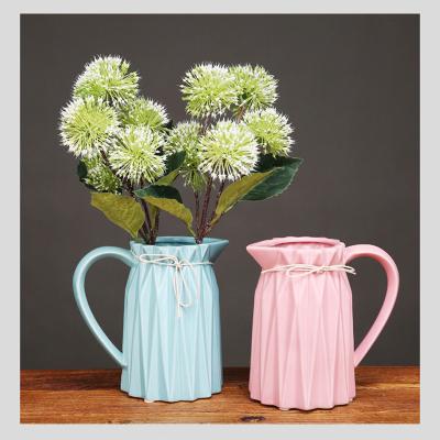 China White Ceramic Glass Vase Chinese Modern Wedding Flower Vase Eco-friendly Ceramic Vase Decoration Porcelain Flower Vase for sale