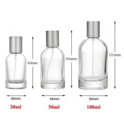 China Cosmetic Wholesale Perfume Sample Bottles Frosted Glass Perfume Sprayer Bottle China 30ml 50ml 100ml for sale