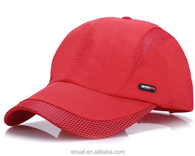 China JOINT Lightweight Breathable Athelete Air Running Mesh Hat Dry Fit Microfiber Hat for sale