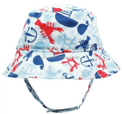 China Character Azo Free Safe Cotton Printed Kids Bucket Hat for sale