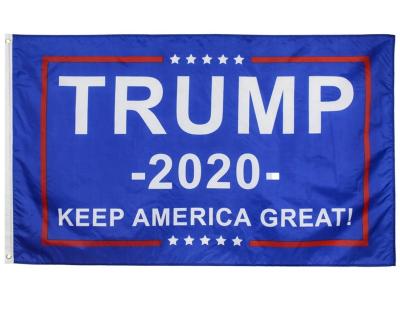 China 3*5FT 90*150CM American States USA Trump Blue Line 2nd Amendment Hanging High Quality Printed Thin Flag for sale