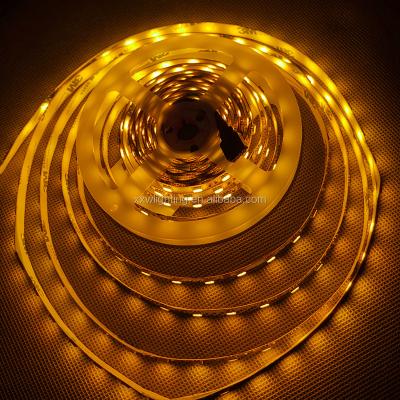 China LANDSCAPE hot sale 30led 60led 12V IP20 5M ROLLS yellow gold SMD5050 led flexible light strip for sale