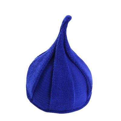 China JOINT Cute Funny Hat Kids Baby Pumpkin Shape Fashion Windmill Pointed Hat Twisting Hat Knitted Hat for sale