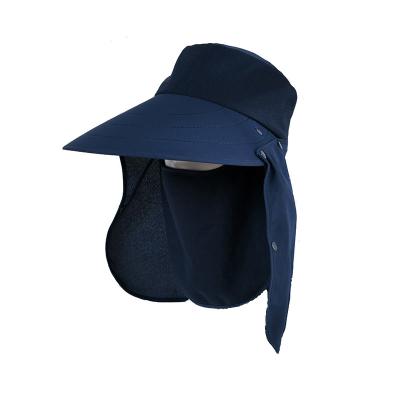 China breathable & Bucket Hat UV Sun Proof Sun Hat Summer Tea Picking Face Cover Cap Waterproof Full Face Women's Big Brim Bucket Hat for sale