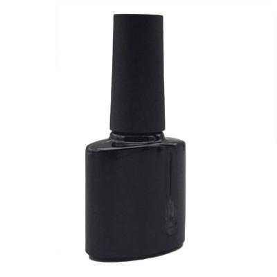 China 10ml non-toxic white plastic empty nail polish bottle with nail polish brush for sale