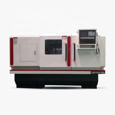 China Building material shops china metal mini cnc lathe,flat bed lathe cnc lathe machine fanuc system,ck6150 small cnc lathe with l living tools for sale