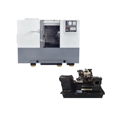 China Building Material Shops TCK50 High Precision Linear Motion Guide Way CNC Live Machining Vertical Oblique Bed Lathe Machine for sale