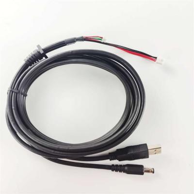 China PVC round hole computer power connection cable and USB-DC tape and data transmission for sale