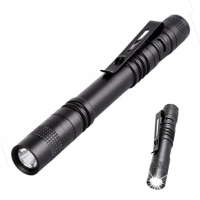 China Mini Pocket Led Torch Portable LED Pen Flashlight Aluminum Alloy Penlight with Powerful Clip 3W 150lumen LED Torch Light for Inspection for sale