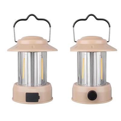 China Camping/Hiking Retros Hand Hold Vintage Outdoor Hanging Led Camping Lanterns Waterproof Camping Lamps With Bluetooth Function For Hiking Fishing for sale