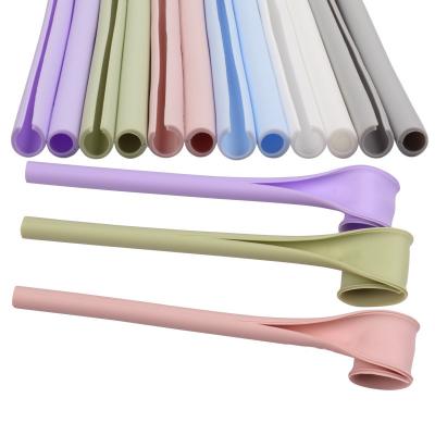 China Reusable Silicone Eco-Friendly Straws Creative Opening Washable And Easy To Carry Easy To Open And Close Easy To Clean for sale