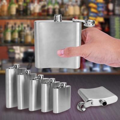 China Portable Vintage Jug 304 Stainless Steel Hip Flask 1oz 2oz 3oz 4oz 5oz 6oz 7oz 8oz 9oz 10oz Mini Flask With Custom Logo for sale