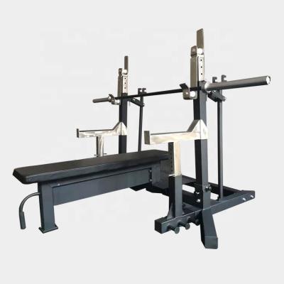 China Custom Logo Bodybuilding Gym Exercise Equipment Commercial Power Rack Steel Fitness Power Rack With Dumbbell Hooks for sale