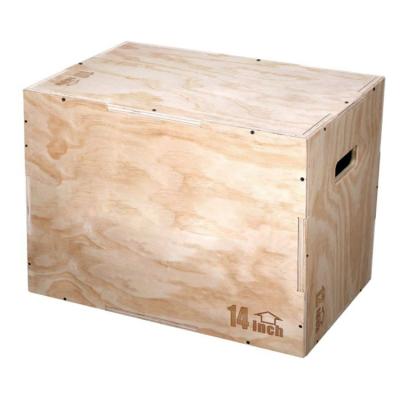 China American Wooden Jumping Box Training Plyometrics Training Agility Style Wooden Box for sale