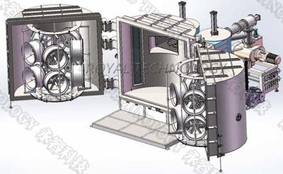 China Automotive Wheel PVD Plating Machine ,  Car Rims PVD Chrome Sputtering Vacuum Coating Unit for sale