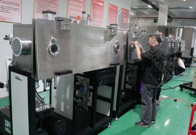 Cina Equipaggiamento per la deposizione a vuoto di fili metallici e strisce Fibre di basalto contorte Fibre di vetro Fibre di carbonio Linea di rivestimento in linea in vendita