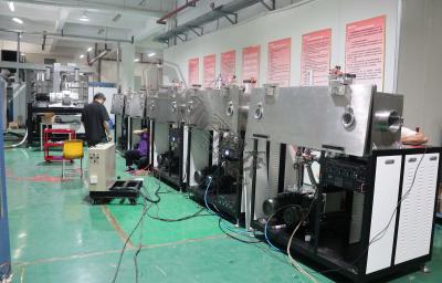 China Twisted Basalt Fibers , Twisted Glass Fibers , Twisted Carbon Fibers Roll To Roll Inline Sputtering System for sale