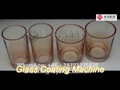 amber color glass products pvd coating machine arc evaporation plating machine on glass beads