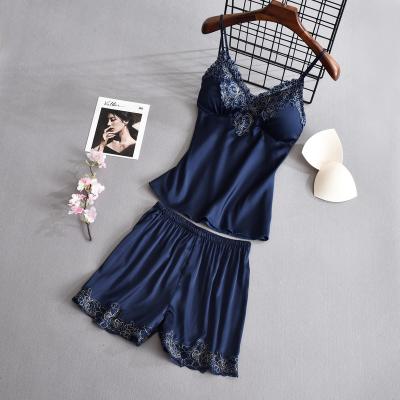 China Good quality QUICK DRY wholesale ladies pajama suit silk nightgowns and shirts for sale