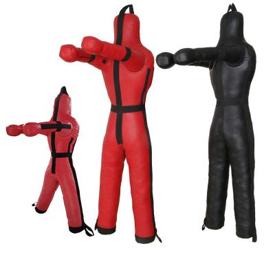 China Durable High Quality Two-Leg Fire Fighting Exercise Muttahida Majlis-e-Amal Boxing Striker Dummy Wrestling Sandbag for sale