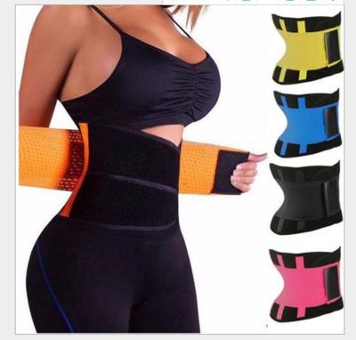 China Health Massage Logo Women Workout Tummy Control Waist Trainer Body Shaper Slimming Neoprene Custom Sauna Sweat Waist Trimmer Belt for sale