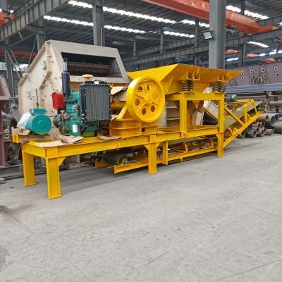 China Mining Crushing Station / Mobile Crusher Crusher for sale