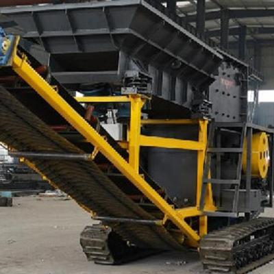 China energy & Mining 40-240t/h crawler or rail mounted mobile hammer crusher for aggregate and quarry crushing for sale