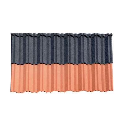 China Roofing Materials Stone Used Light Villa Japanese Roof Tiles Metal Coated Roof Tile for sale