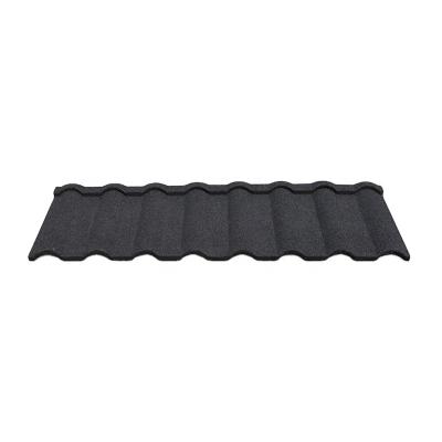 China Lightweight Milan Roofing Tile Tuiles De Toit Stone Coated Metal Roof Tile for sale